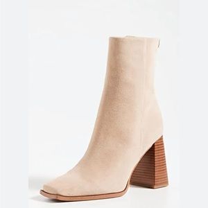 Sam Edelman Ivette Sesame Suede Boots Size 7